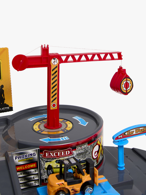 Alex's Garage Autorennbahn Baustelle