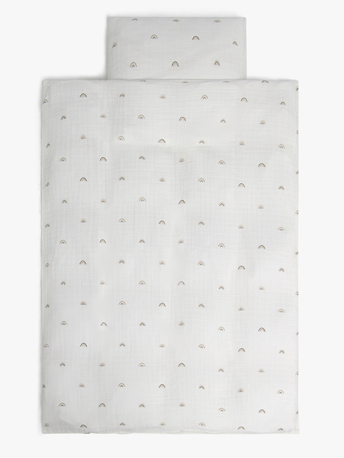 Alice & Fox AVIVA Bettwäsche Babybett 100x130, Weiß