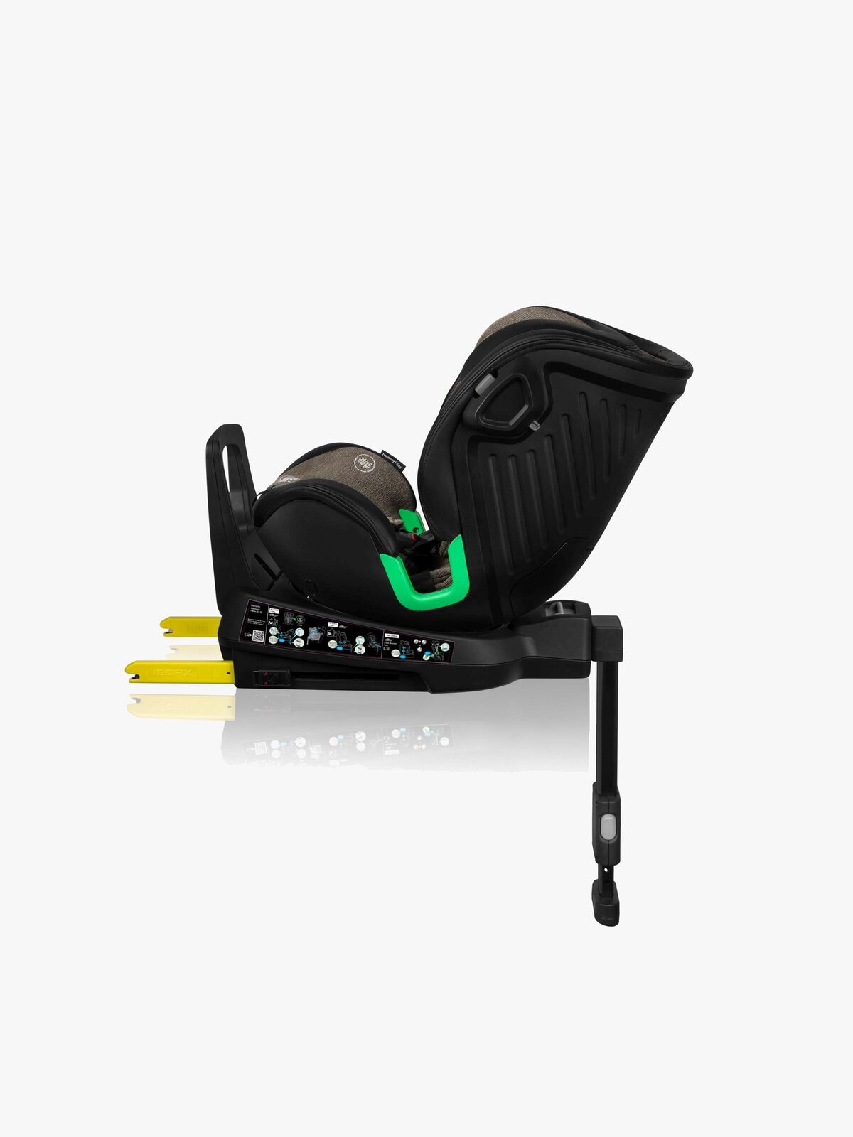 Lionelo Harmony i-Size Kindersitz, Green Olive Leather