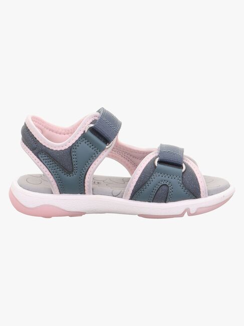 Superfit Pebbles Sandalen, Blau/Pink