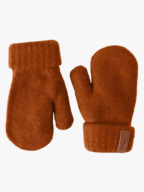 BabyMocs Gestrickte Fäustlinge, Rust