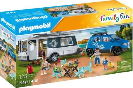 Playmobil 71423 Family Fun Wohnwagen mit Auto