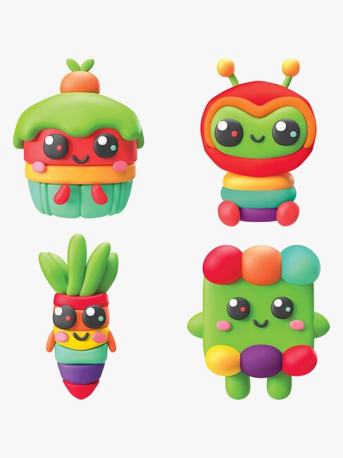 Just Dough Modelliermasse Außerirdische 57 g, 6er-Pack