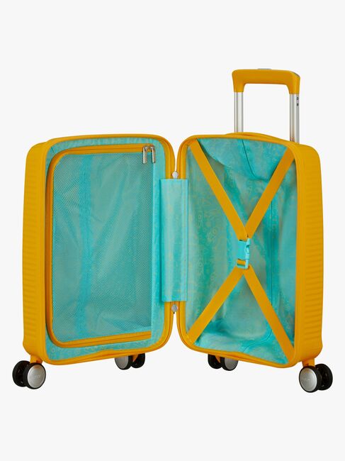 American Tourister Soundbox Mini Koffer 22L, Golden Yellow