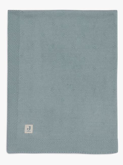 Jollein Strick-Decke Cozy, Sea Green