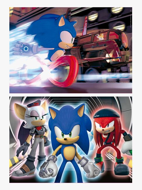 Educa Sonic Prime Puzzles Neon 2x100 Teile