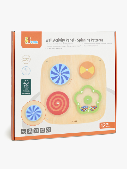 VIGA Aktivitätsbrett Wirbelmuster WALLTOY-44817FSC-2178_3b.jpg