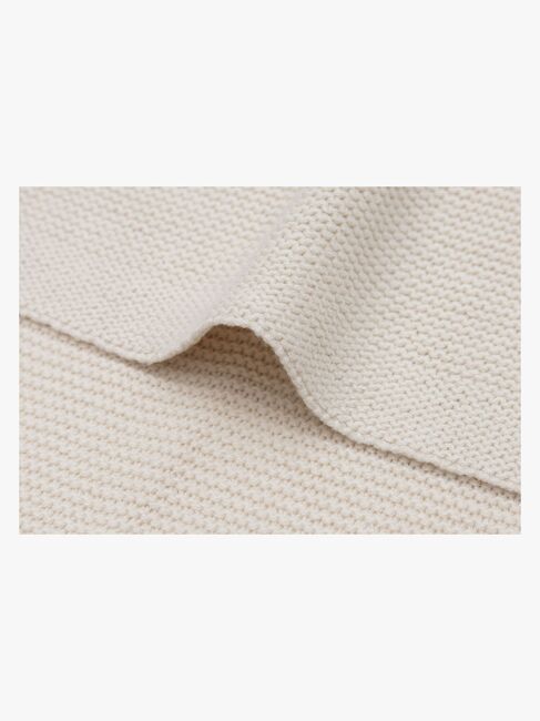 Jollein Decke 75x100 cm Basic Knit, Oatmeal
