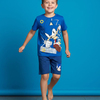 Sonic T-Shirt Und Shorts Set, Blau
