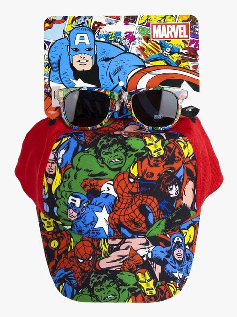 Marvel Avengers Kappe & Sonnenbrille, Rot