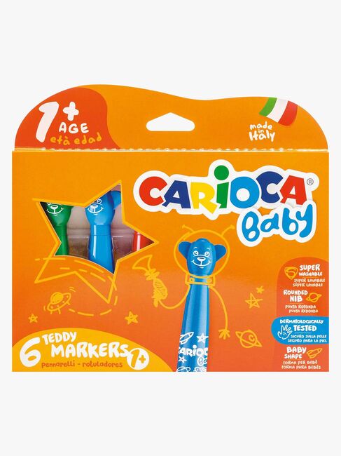Carioca Teddystifte 6er-Pack