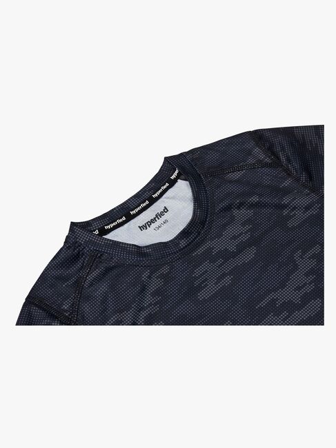 Hyperfied Logo T-Shirt, Grey Camo
