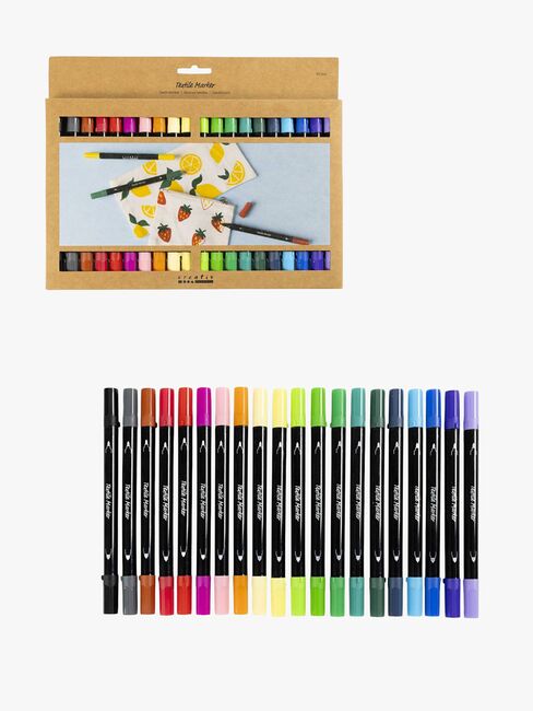 Creativ Company Textilstifte Standardfarben 20 Teile