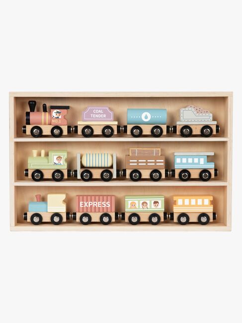 Tooky Toy Wooden Eisenbahnset