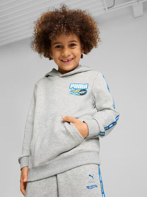 Puma Hot Wheels Kapuzenpullover, Grau