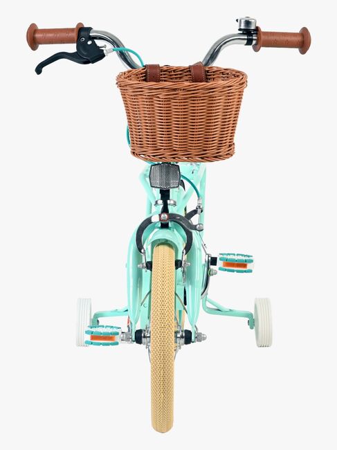 Volare Excellent Fahrrad mit Korb 14 Zoll, Grün