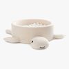 MeowBaby Boucle Turtle Bällebad, Cheesecake Cream Beige