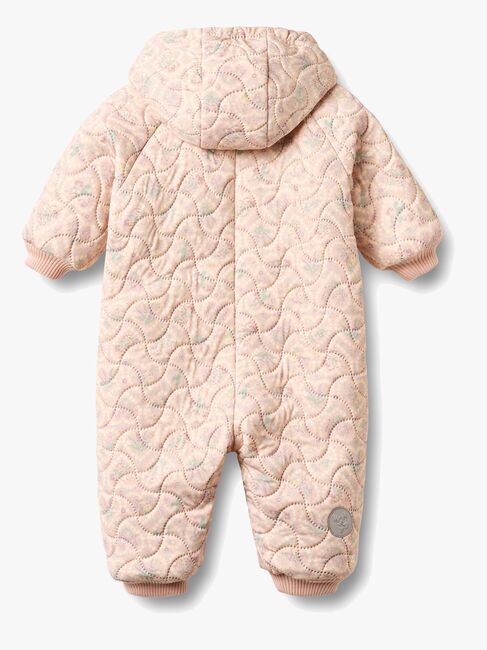 Wheat Cuddle Thermooverall, Heart Flowers