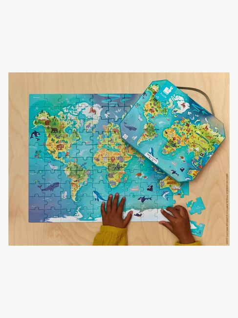 Janod Puzzle Weltkarte 100 Teile