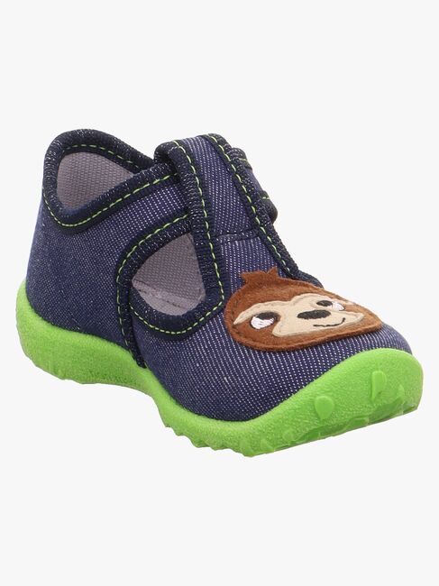 Superfit Spotty Hausschuhe, Dark Blue/Green