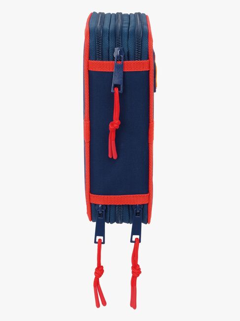 Marvel Spider-Man Gefülltes Dreifach-Federmäppchen 37 Teile, Blau