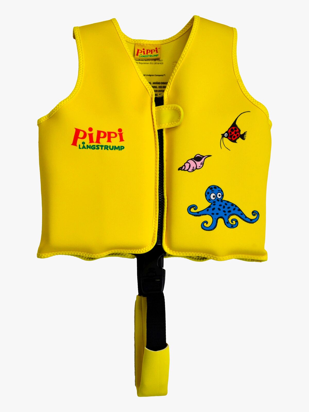 Swimpy Schwimmweste Pippi Südsee 3-6 Jahre 19-30 kg, Gelb