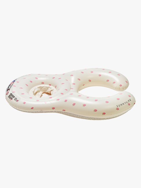 SUNNYLiFE Baby Float Together Aufblasbare Luftmatratze, Strawberry Sunshine