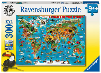 Ravensburger Puzzle Tiere rund um die Welt 300 Teile