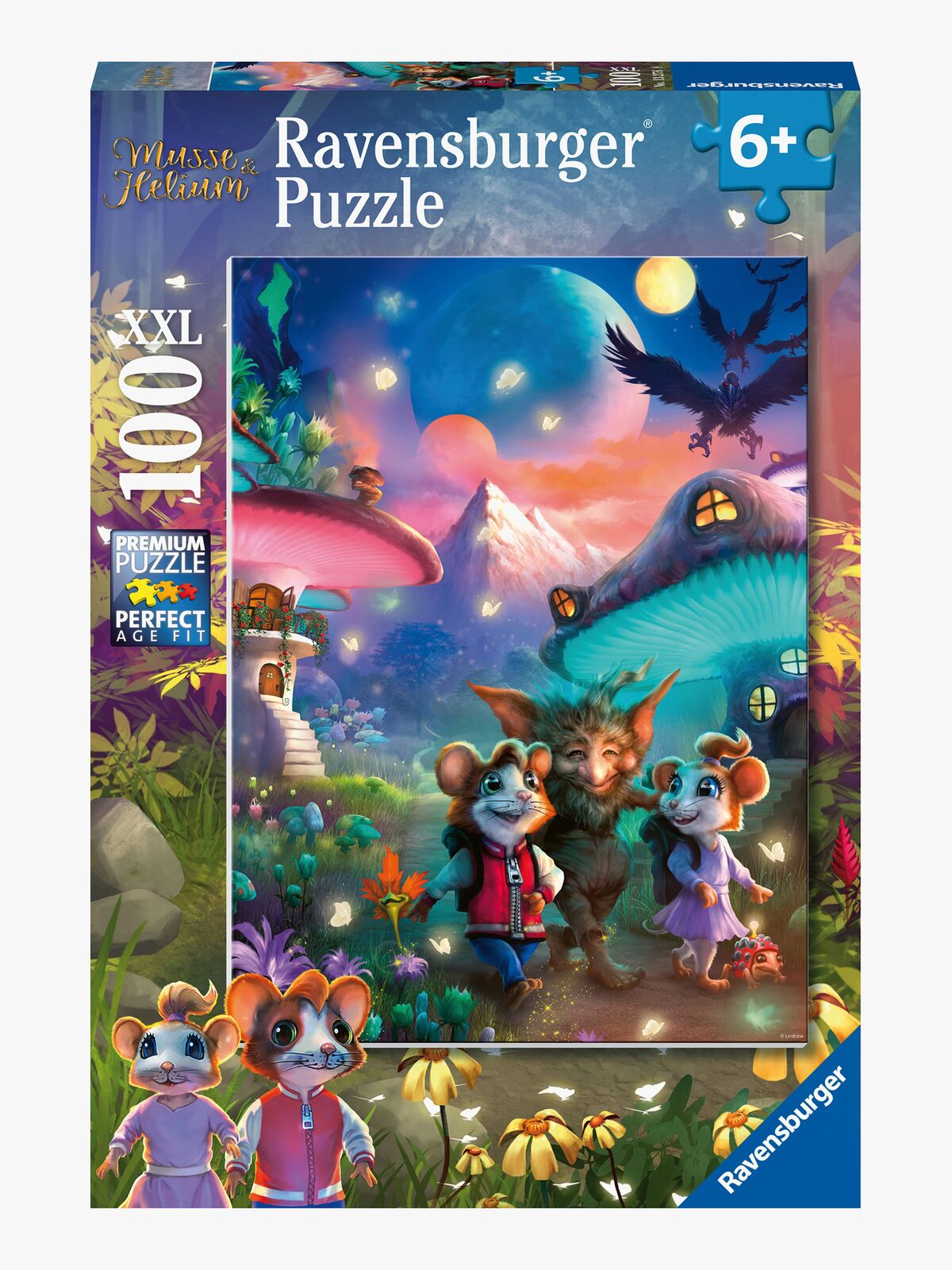 Ravensburger Puzzle Musse & Helium, 100 Teile