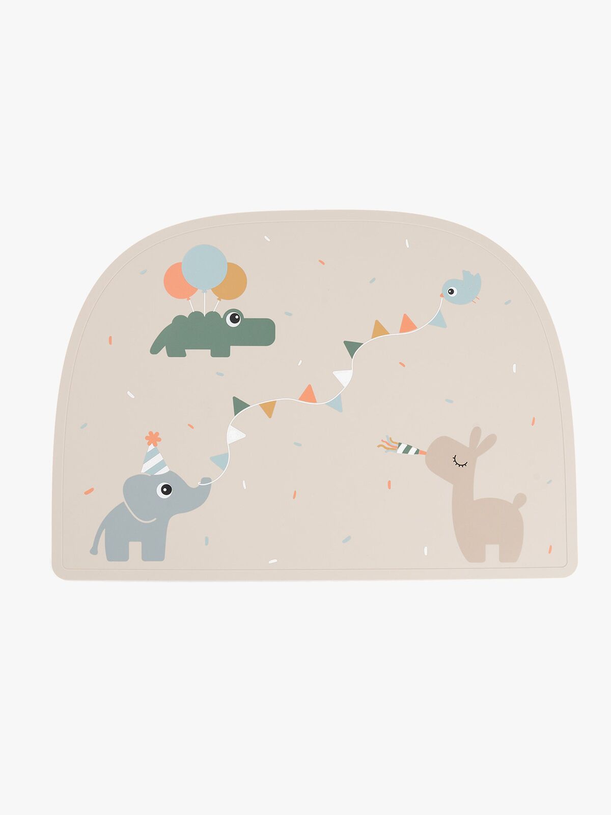 Done By Deer Celebration Tischset Silikon, Sand