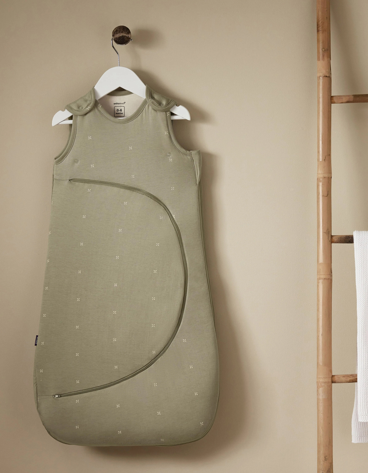 Snüz SnuzPouch Schlafsack 1.0 TOG, Sage/Cross