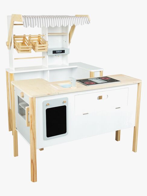Small Foot Marktstand Kaufladen & Küche, Weiß