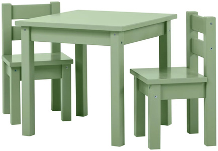 Hoppekids Tisch und Stühle MADS, Pale Green