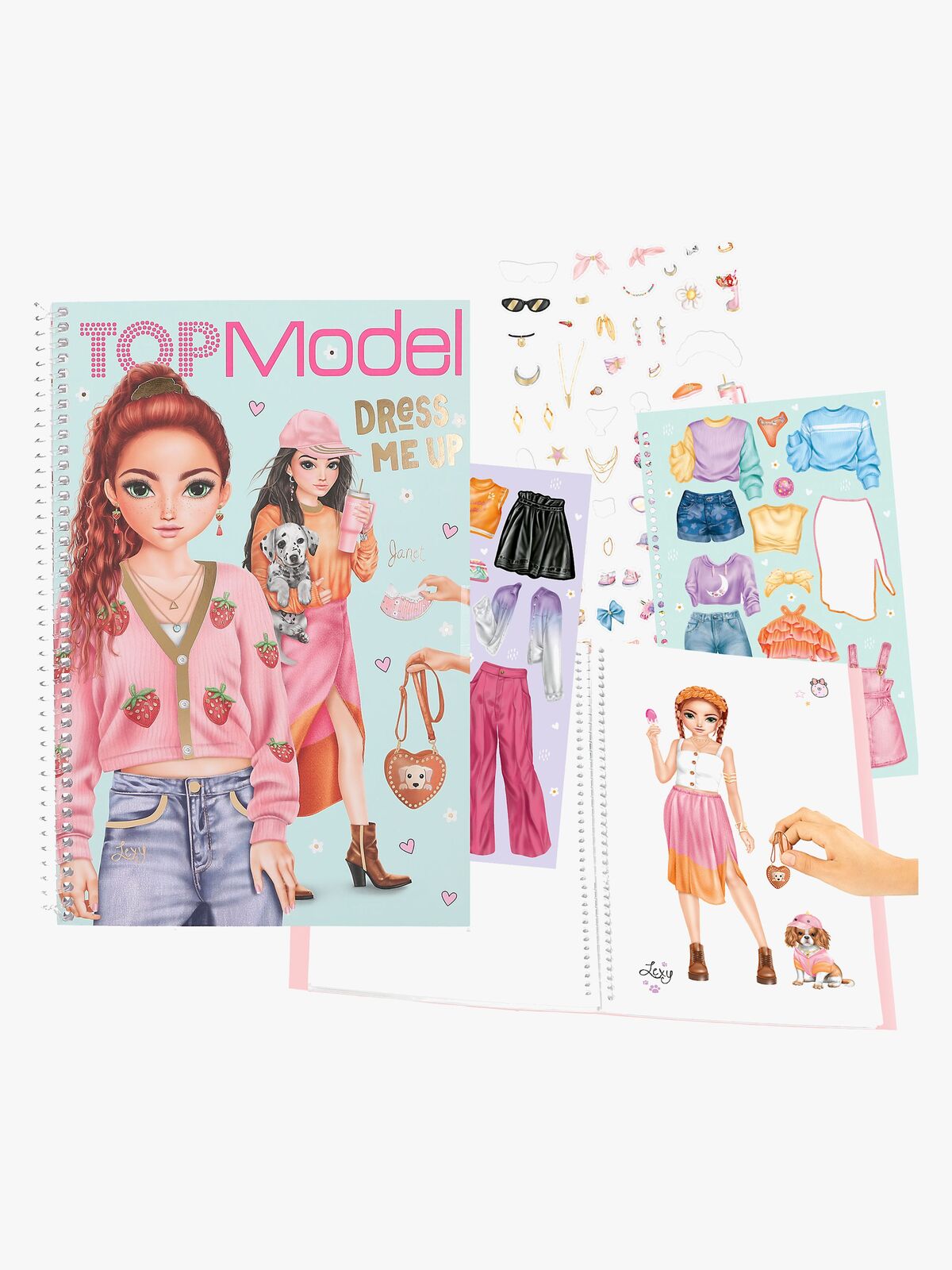 TOPModel Dress Me Up Stickerbuch Groß