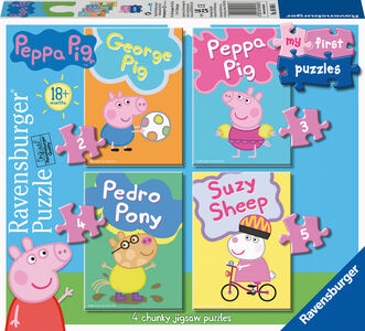 Ravensburger My First Puzzles Peppa Wutz Puzzles 4-in-1