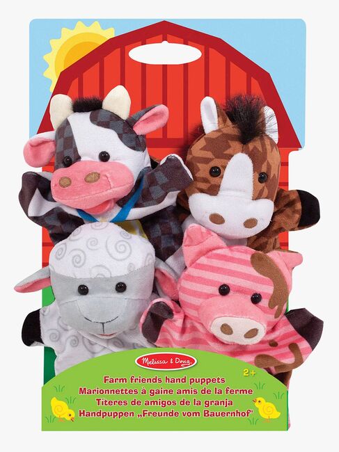Melissa & Doug Handpuppen Bauernhoftiere 4er-Pack