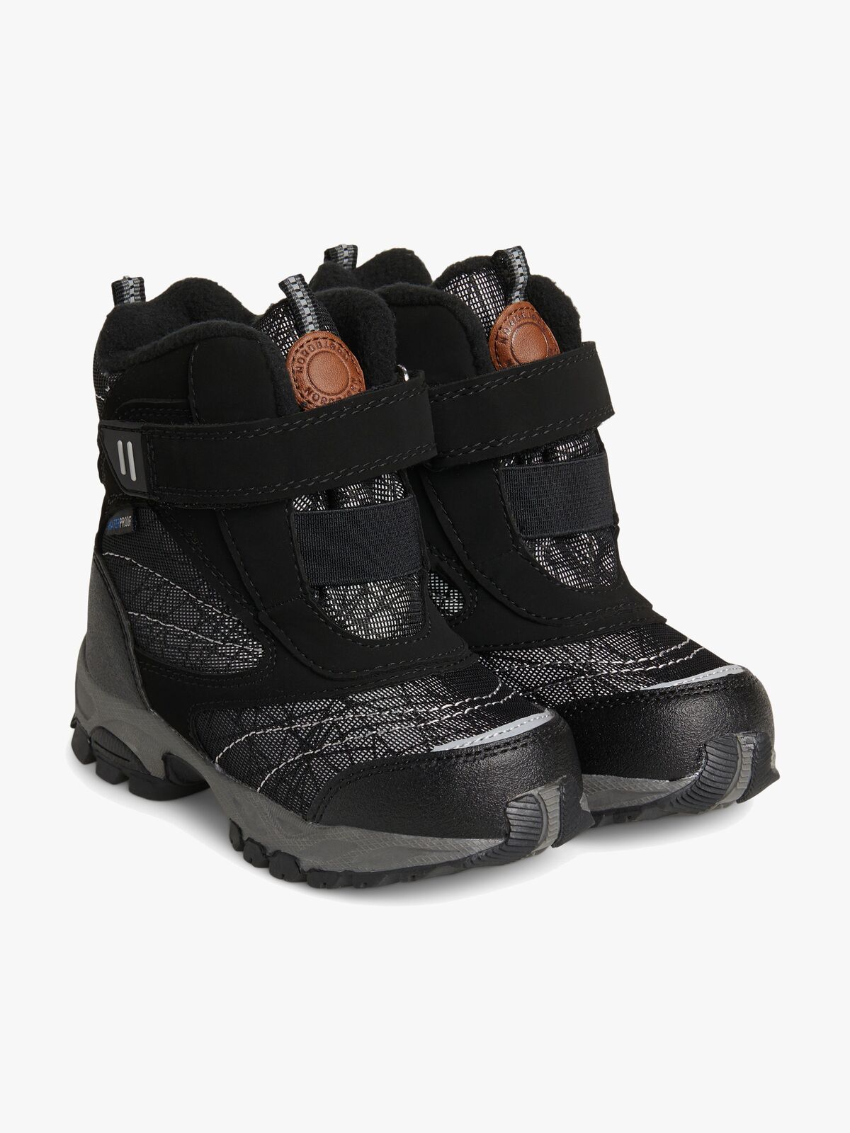 Nordbjørn Polar Reflective Winterstiefel, Schwarz
