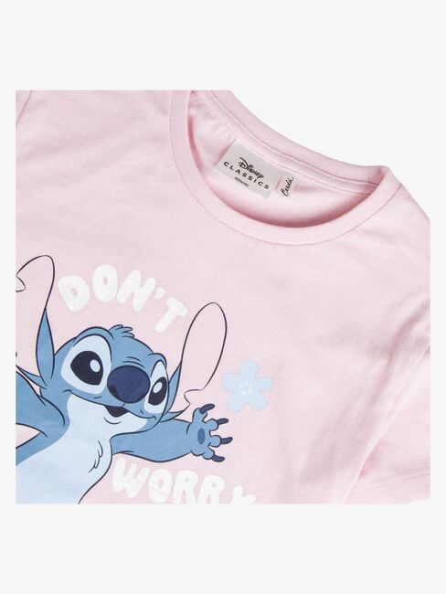 Disney Stitch Pyjama, Hellrosa