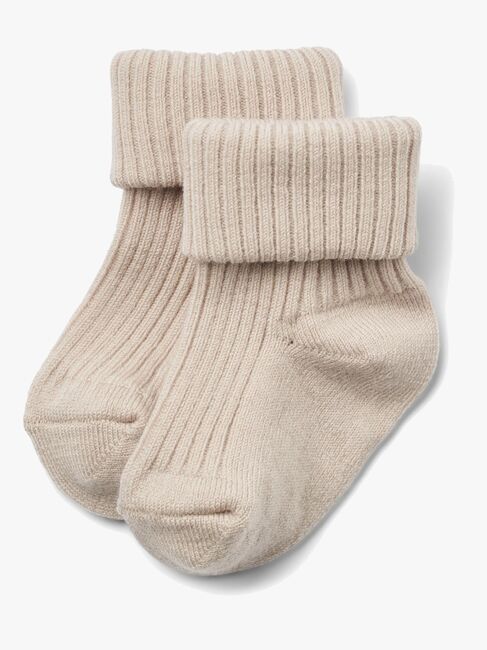 Wheat Ziggy Baby Socken 2er-Pack Wolle, Caramel 1924588-5073-1550_3a.jpg