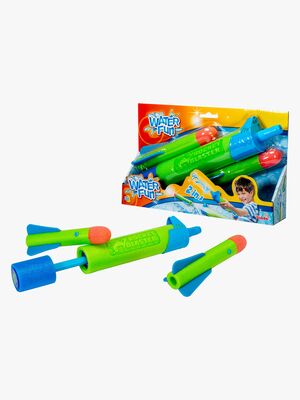 Simba Toys Water Fun 2-in-1 Wasserrakete mit 2 Raketen