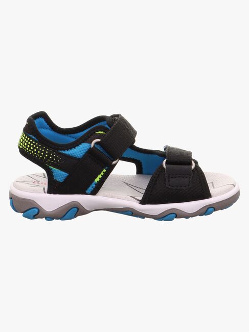 Superfit Mike 3.0 Sandalen, Schwarz/Gelb