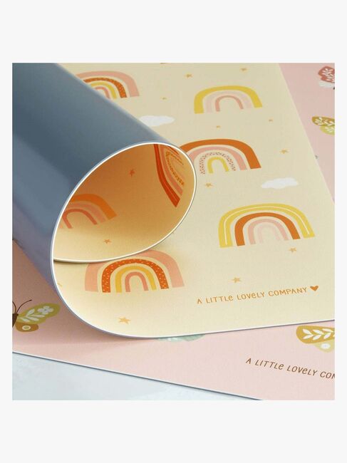 A Little Lovely Company Tischset, Rainbows 