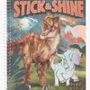 Dino World Stick & Shine Malbuch
