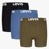 Levi's LHB Boxer Brief Unterhosen 3er-Pack, Black