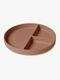 nuuroo Mingo Unterteilter Teller Silikon, Chocolate Malt