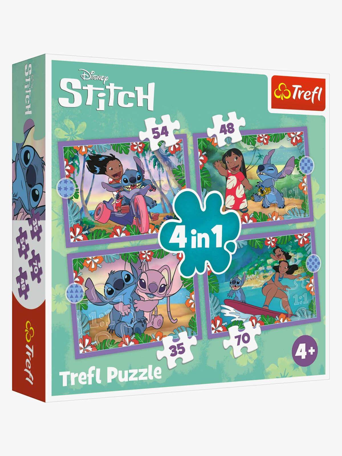 Trefl Lilo & Stitch Puzzle 4-in-1