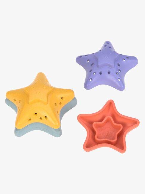 Lässig Seestern Stapelspielzeug, Pink/Lilac/Yellow/Blue