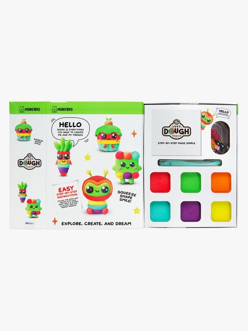 Just Dough Modelliermasse Außerirdische 57 g, 6er-Pack