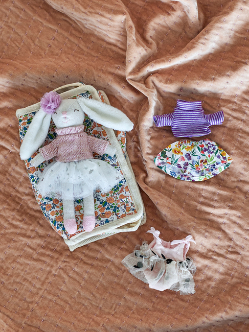 Bloomingville MINI Kaninchen mit Zubehör Milly