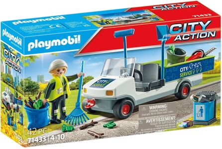 Playmobil 71433 City Life Stadtreinigung mit E-Fahrzeug